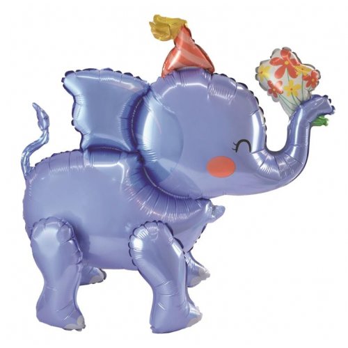 Elephant Standing Airz Foil Balloon