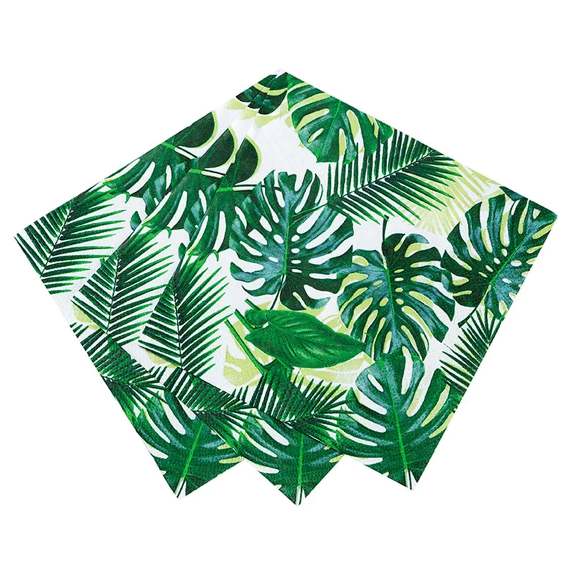 Tropical Fiesta Palm Leaf Cocktail Napkins