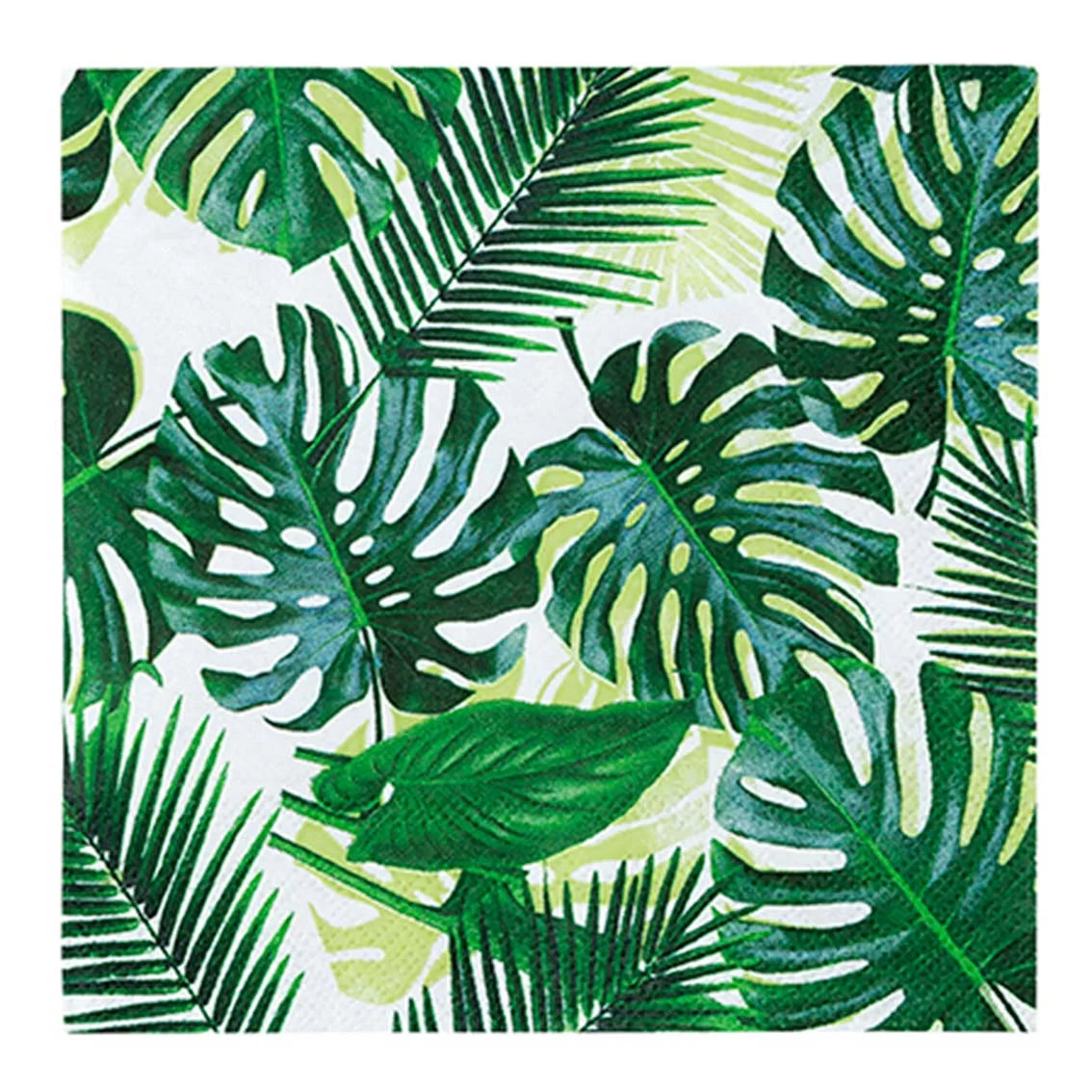 Tropical Fiesta Palm Leaf Cocktail Napkins