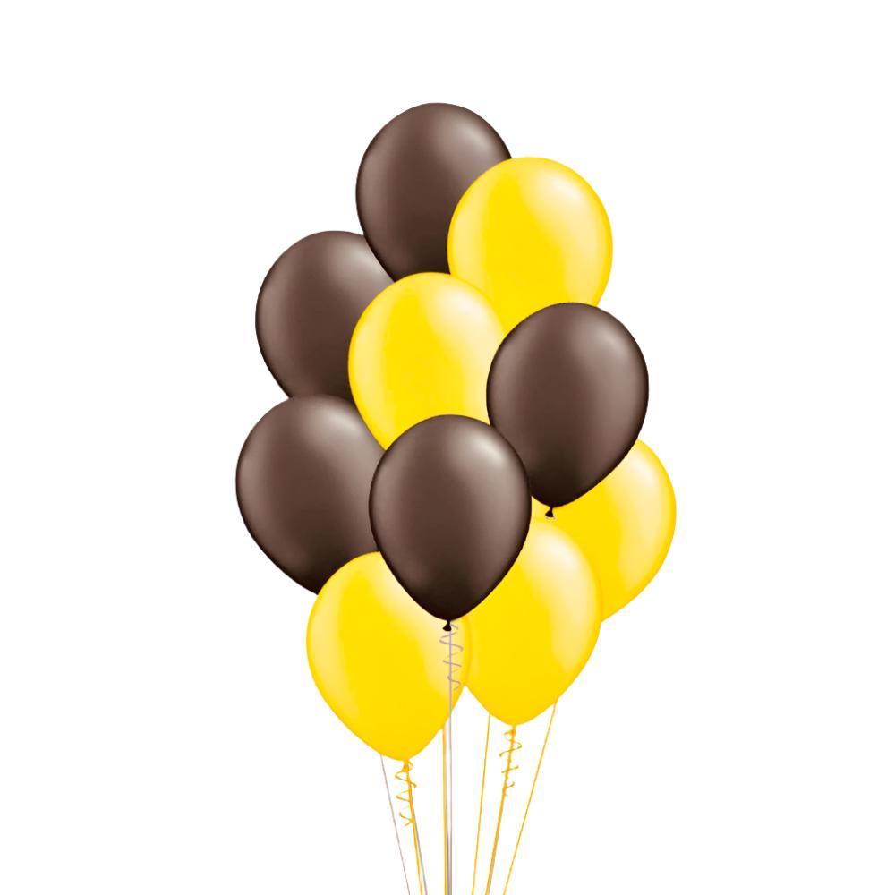 Hawthorn Hawks Football Team Latex 10 Balloon Bouquet - Party Affair
