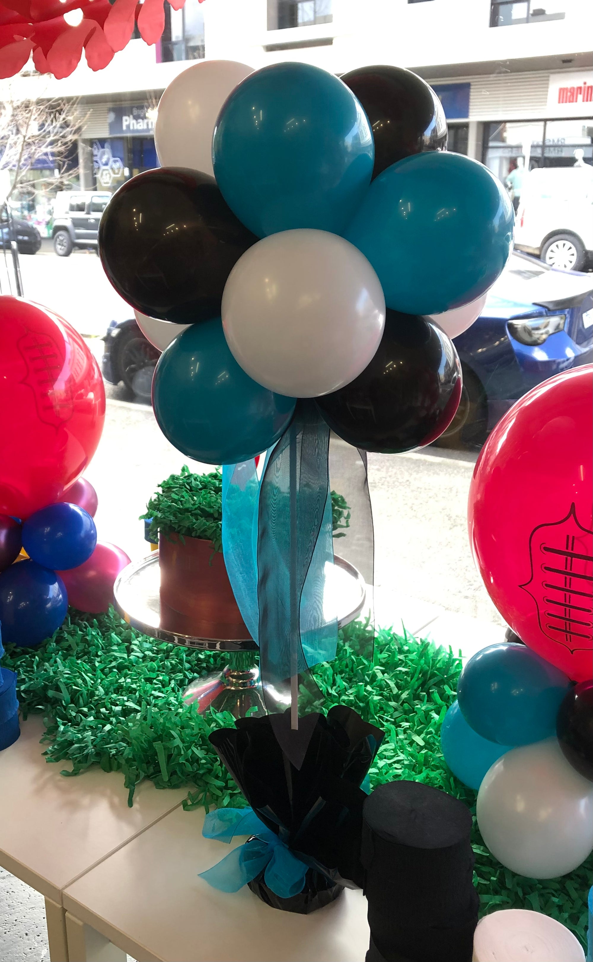 Custom Confetti Balloon Topiary Tree