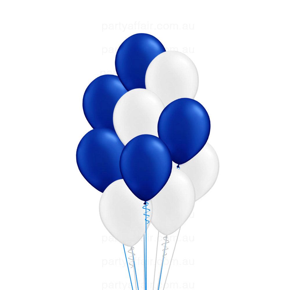 Carlton Football Team Latex 10 Balloon Bouquet - Party Affair