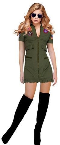 Air Force Pilot  - Female Adult Costume