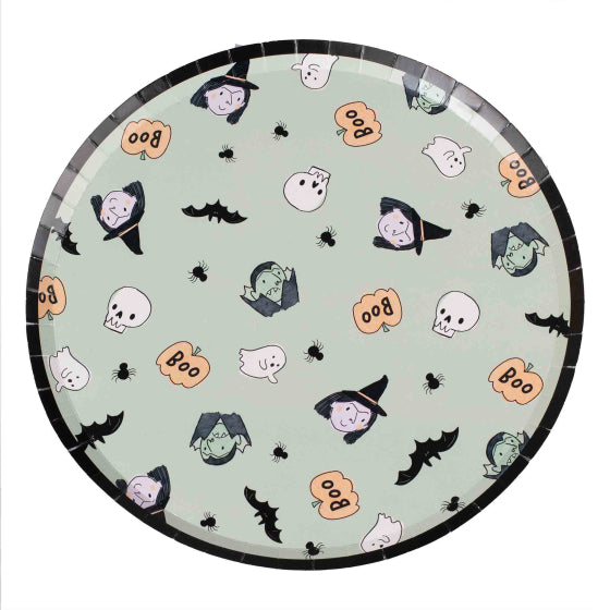 Halloween Vampire Paper Plates