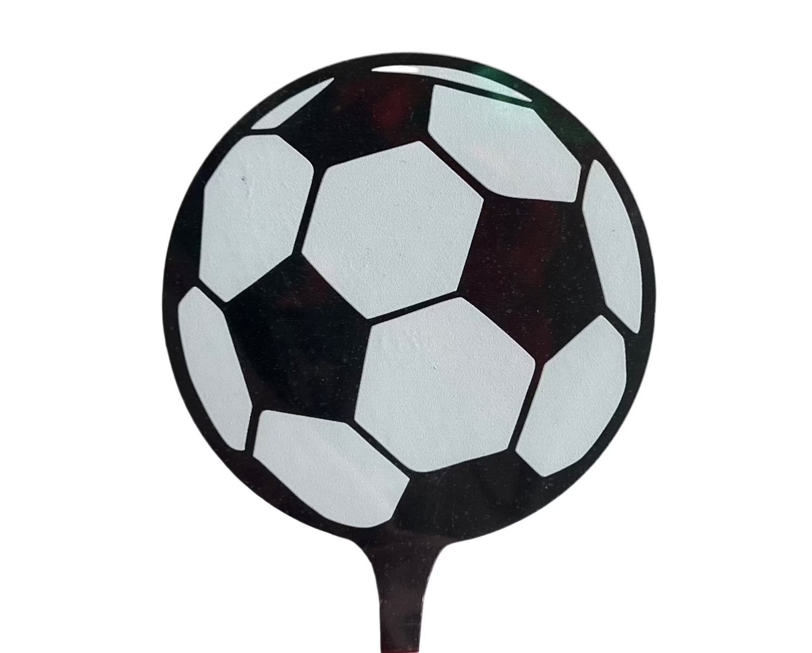Soccer Ball Shape Acrylic Cake Topper