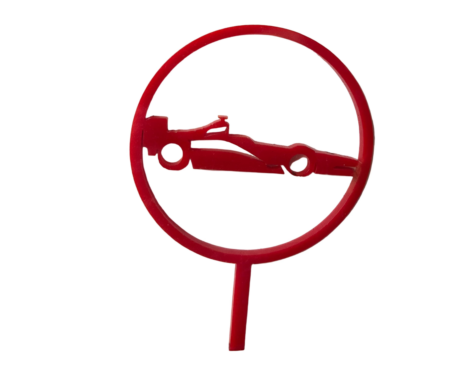 Race Car Acrylic Cake Topper