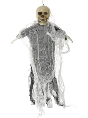 Hanging Skeleton With White Gauze