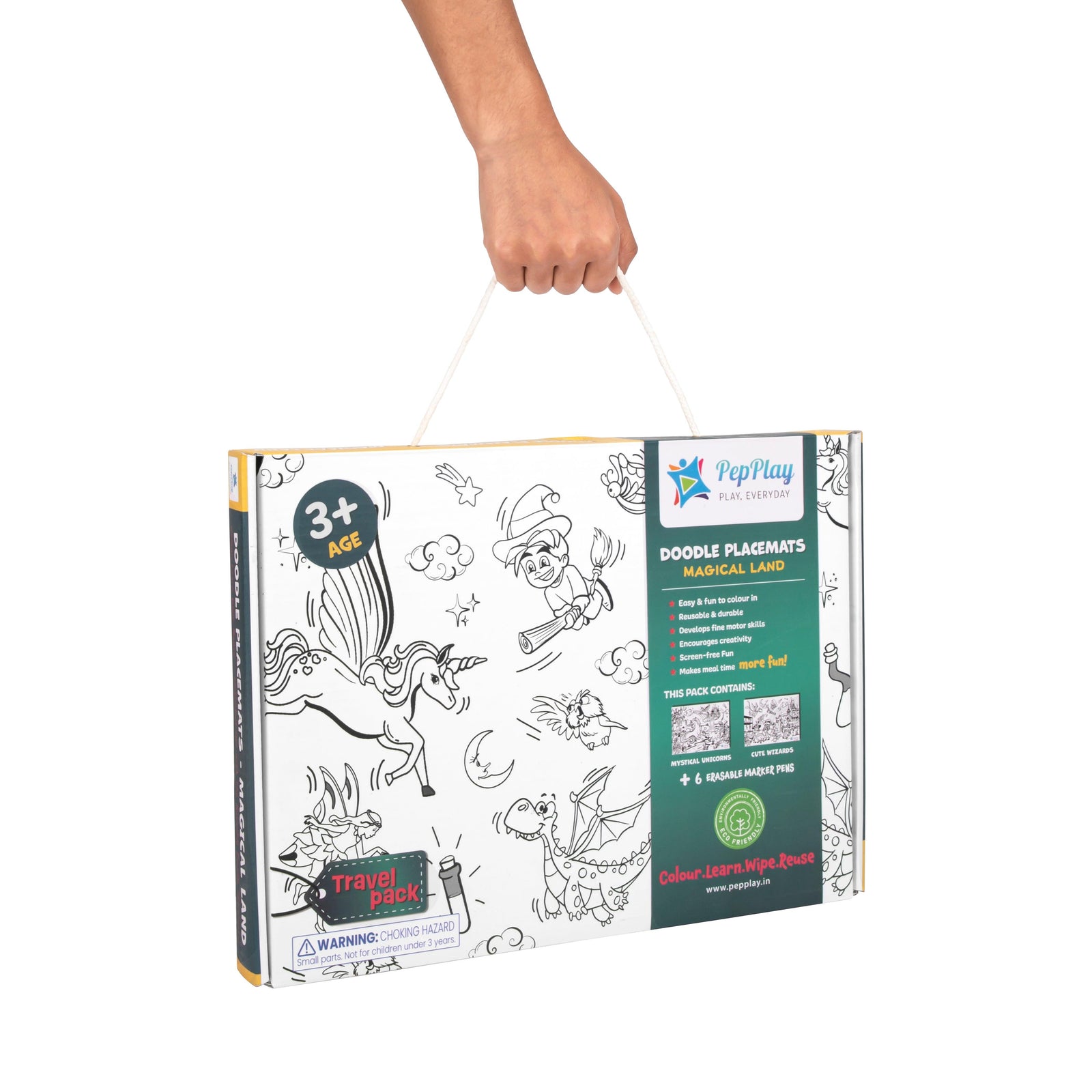 Doodle Placemats Travel Set - Magical Land - Party Affair