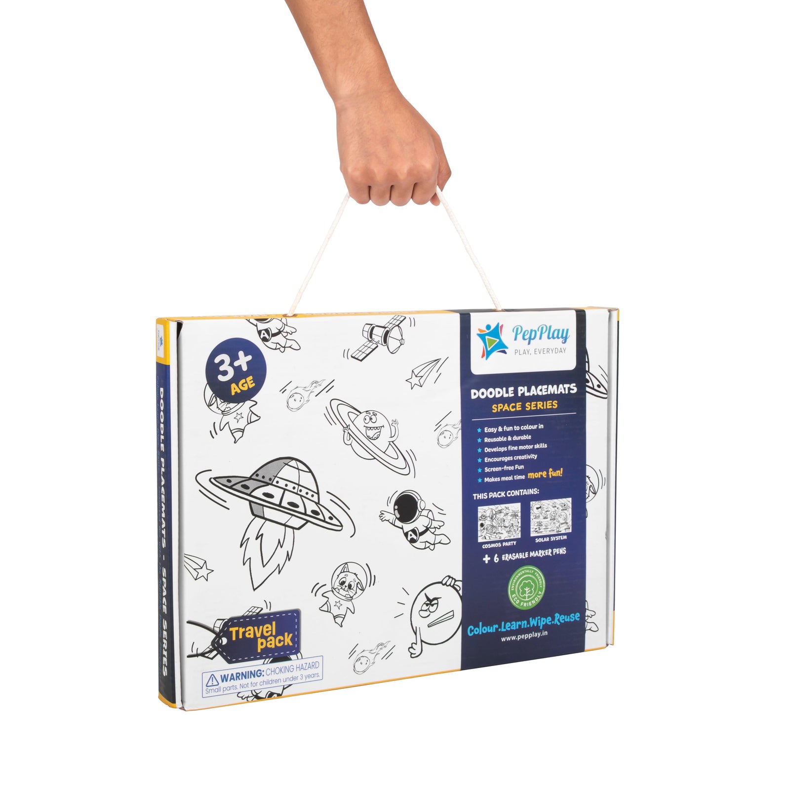 Doodle Placemats Travel Set - Space Series - Party Affair