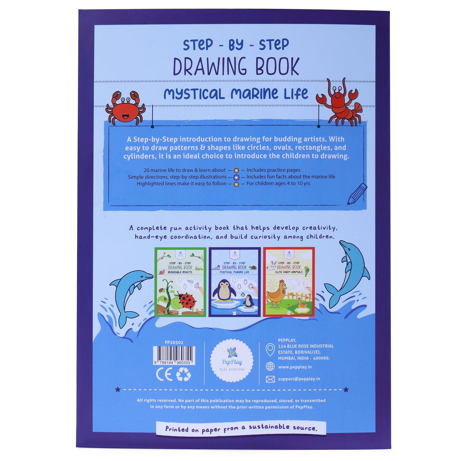 Step-By-Step Drawing Book-Mystical Marine Life - Party Affair