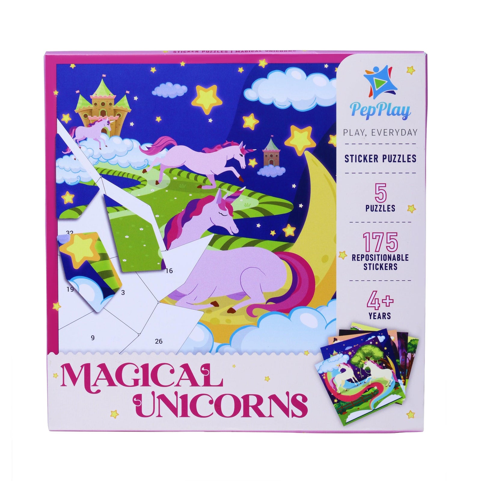 Educational Sticker Puzzle – Magical Unicorn - Party Affair