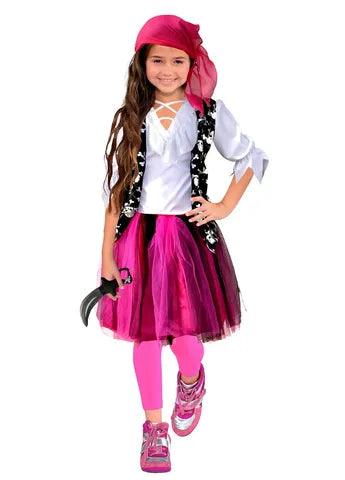 ISLAND PIRATE GIRL LARGE 10-12 - Party Affair
