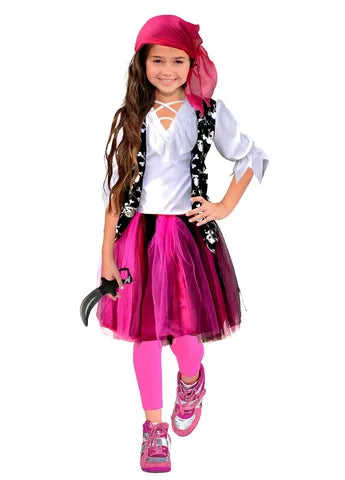 ISLAND PIRATE GIRL LARGE 10-12