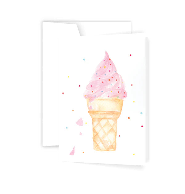 Ice Cream Greeting Card