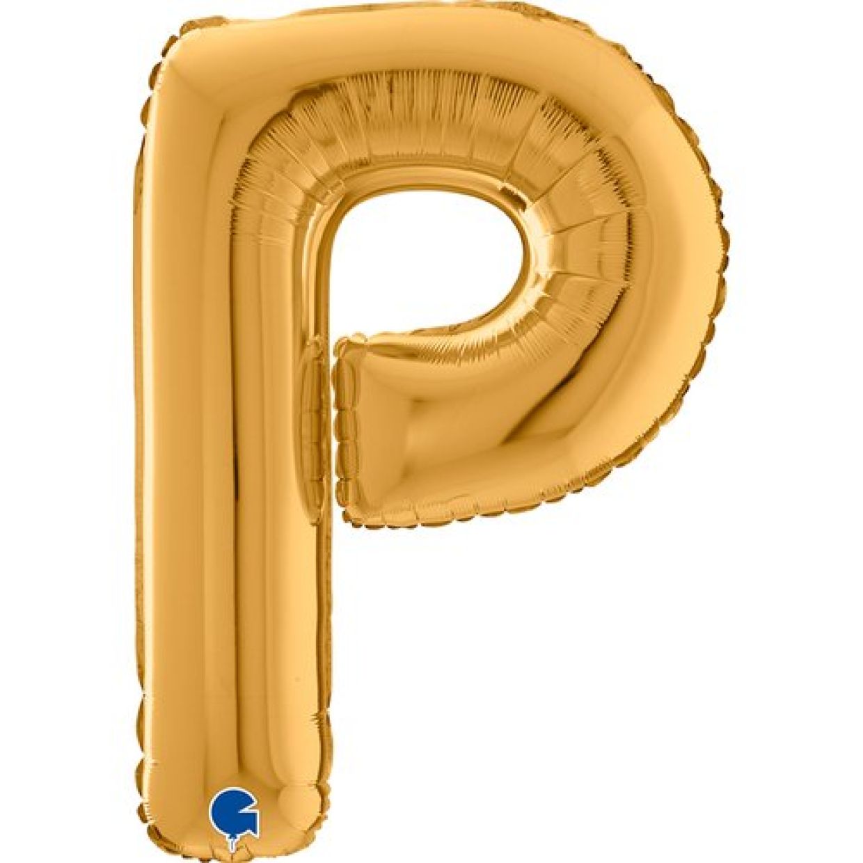 Letter P 100cm Gold Foil Balloon