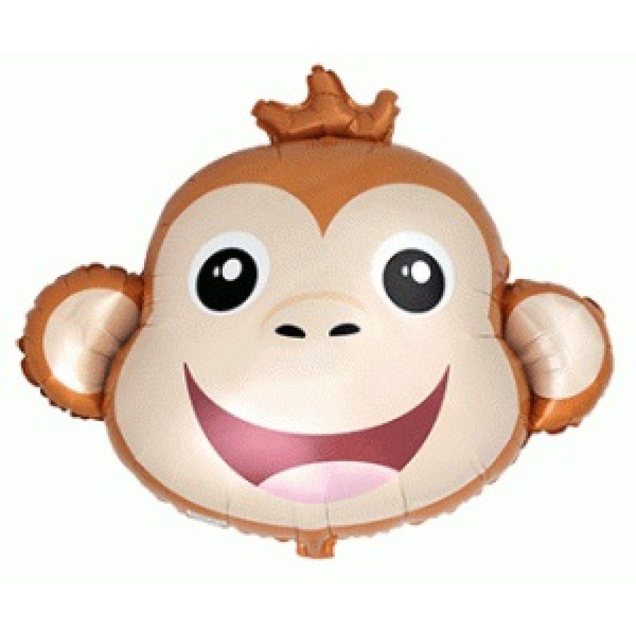 Monkey Head Shape Balloon Foil - Party Affair