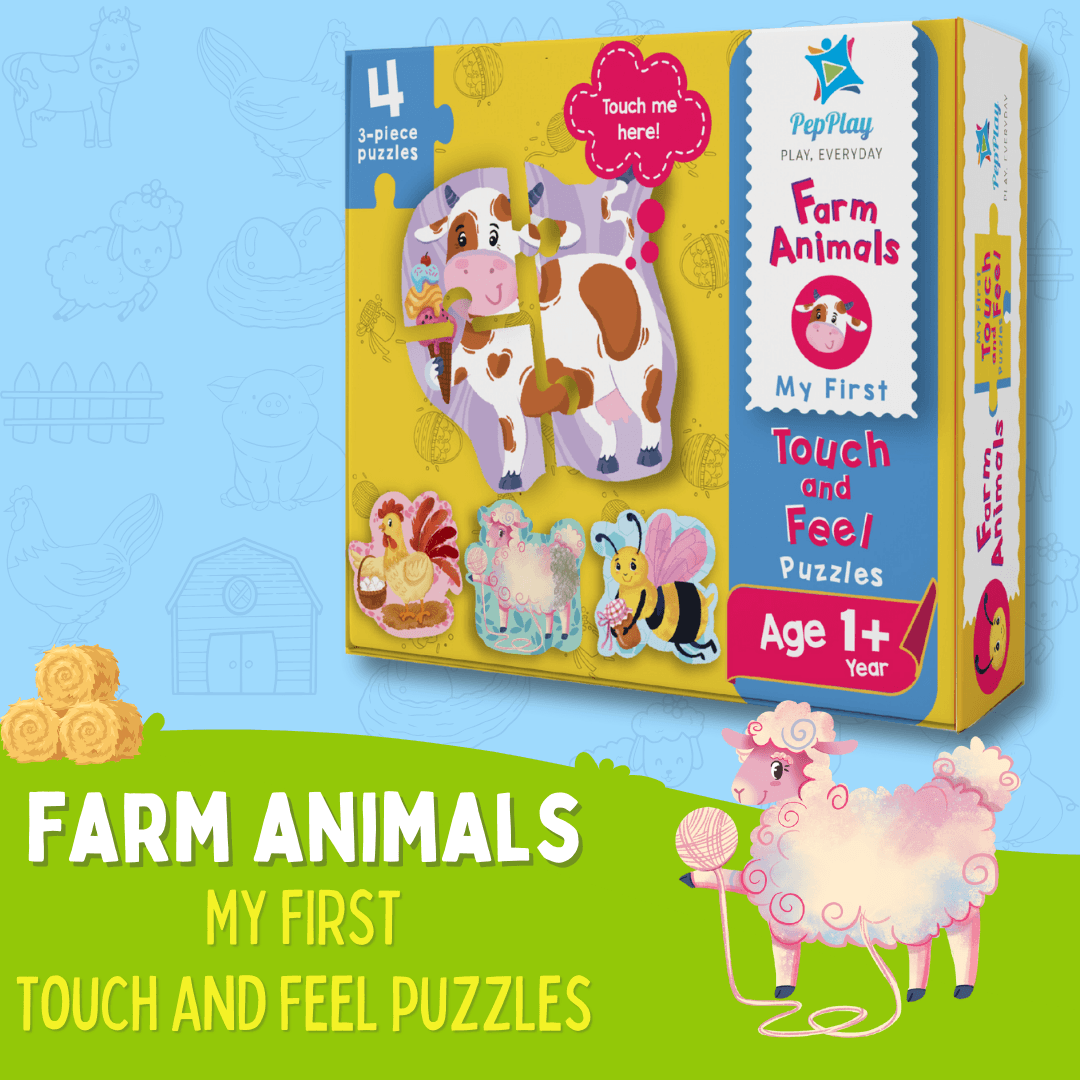 Touch & Feel Puzzle - Farm Animals - Party Affair