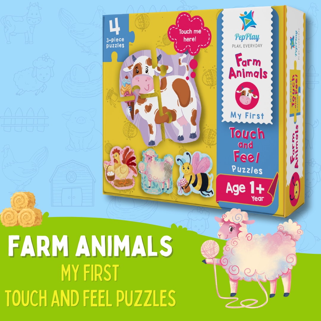 Touch & Feel Puzzle - Farm Animals