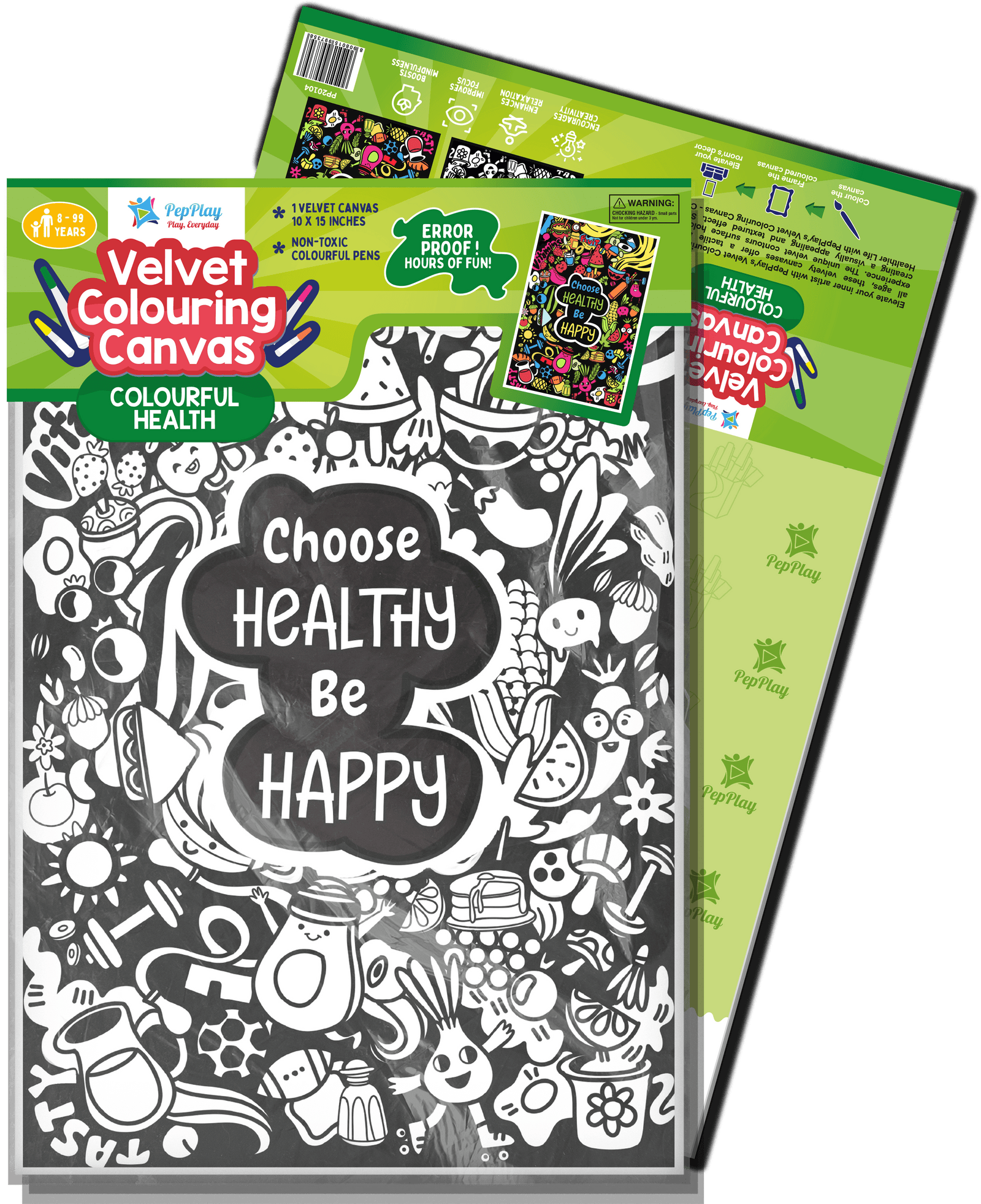 Velvet Cards - Canvas - Colourful Health - Party Affair