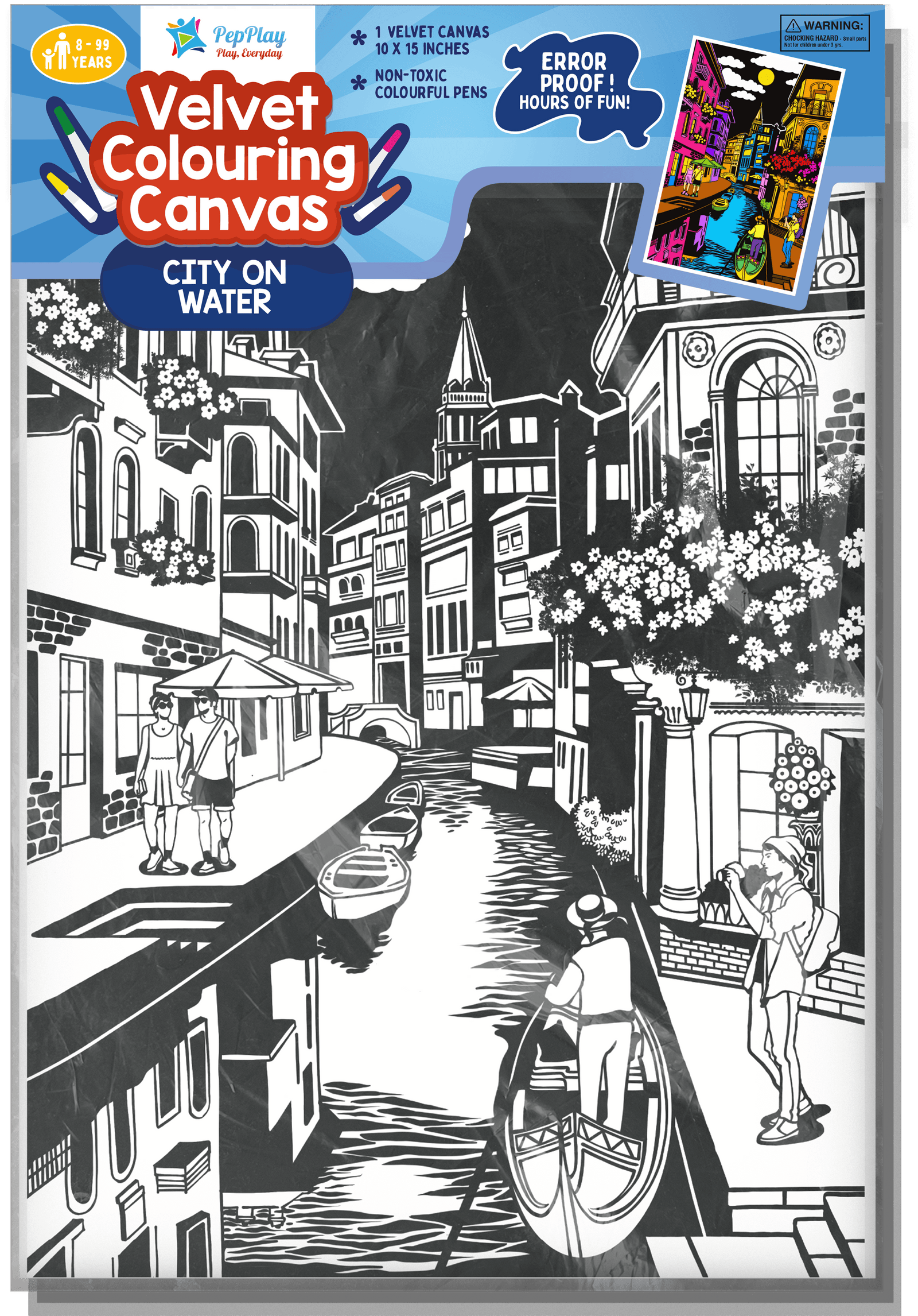 Velvet Cards - Canvas - City in Water - Party Affair