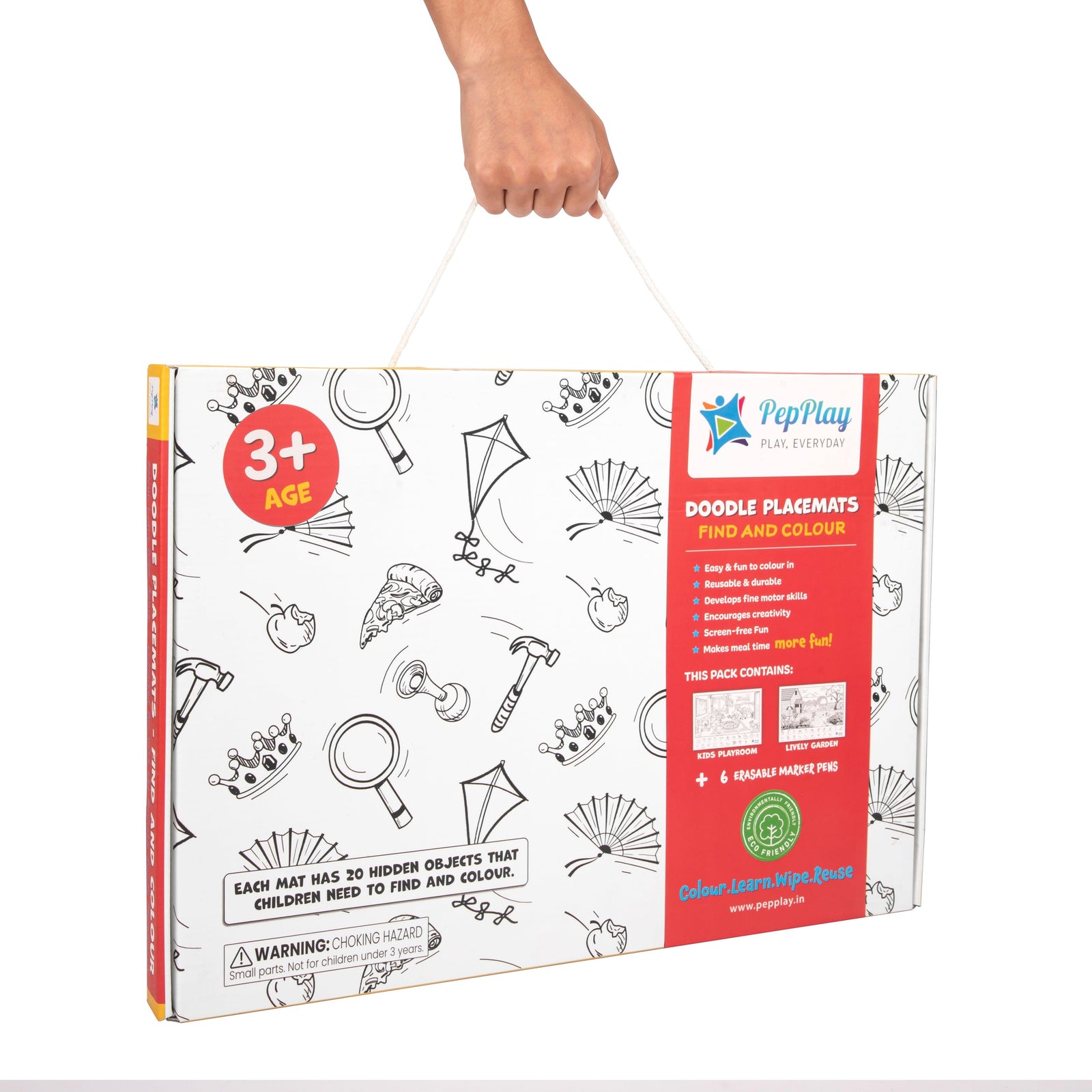 Doodle Placemats-Find & Color - Party Affair