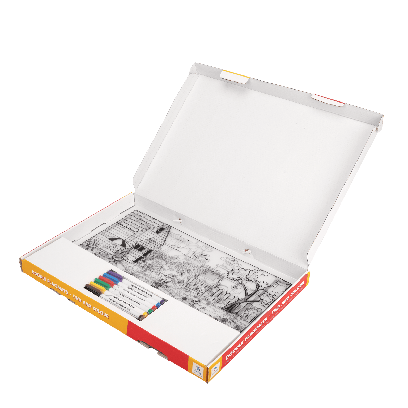 Doodle Placemats-Find & Color - Party Affair