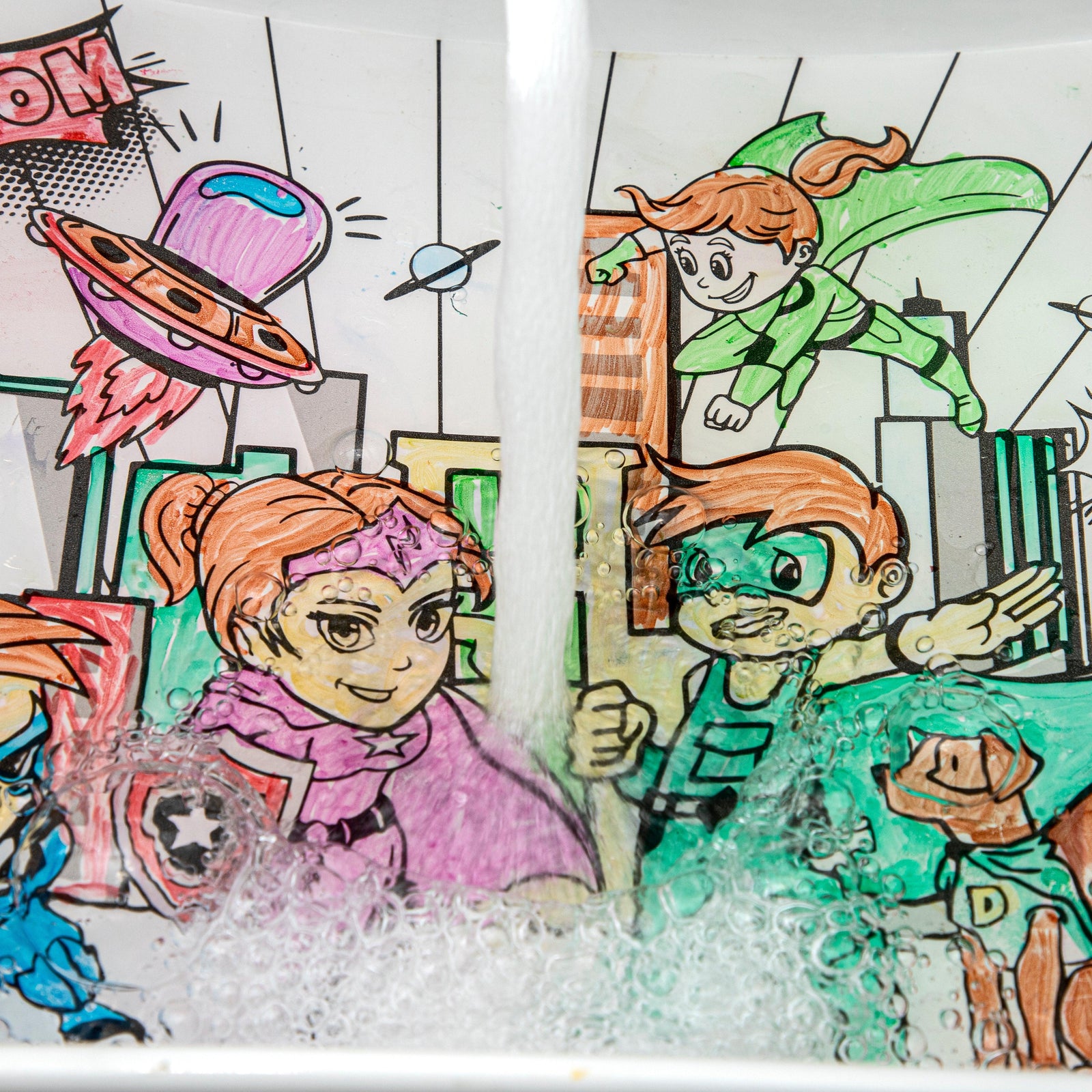 Doodle Placemats Travel Set - Superheroes & Monster - Party Affair