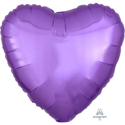 Pearl Lavender Heart Shape Foil Balloon 