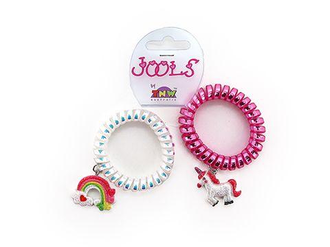 Pearlised Coil Bangles - Party Affair
