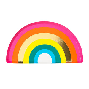 Rainbow Brights Shaped Paper Plates