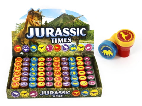 Jurassic Times Theme Stamps