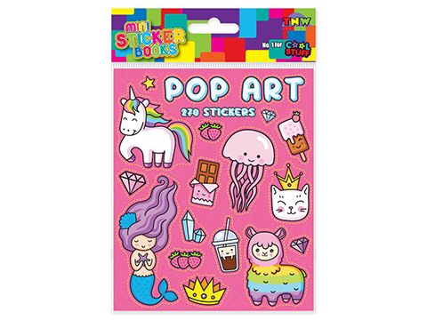 Pop Art Mini Sticker Book