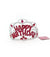 Silver Tiara With Red Happy Birthday 