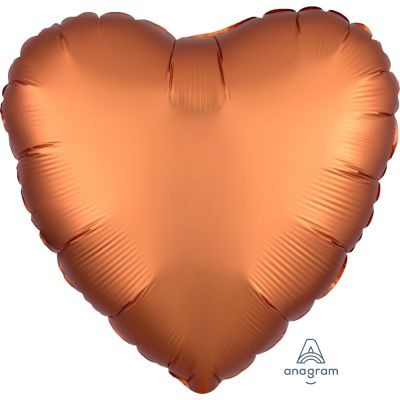 Satin Luxe Amber Heart Shape Foil 