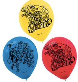 Epic Avengers Latex Balloons Pack of 6