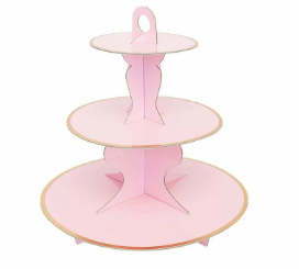 Pink Cup Cake Stand