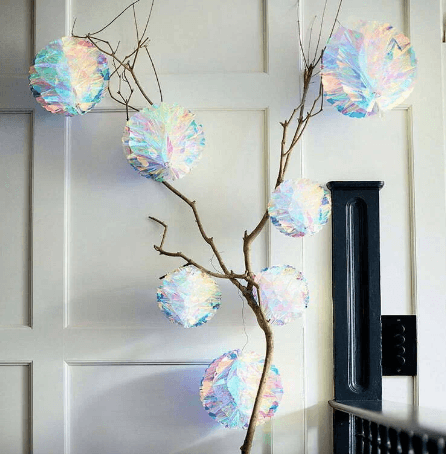 Iridescent Honeycomb Hanging Decoration - Party Affair