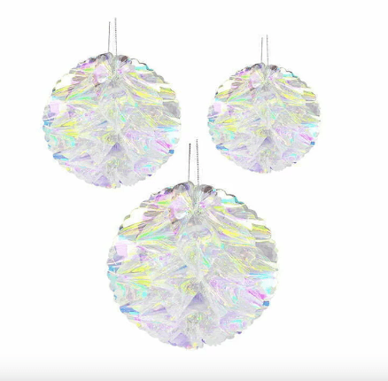 Iridescent Honeycomb Hanging Decoration - Party Affair