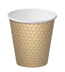 Dimple Brown Coffee Cups