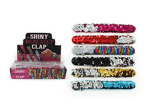 Sequin Slap Band Bangles