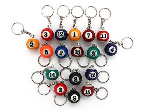 Small Pool Ball Key Chain-25mm - Party Affair