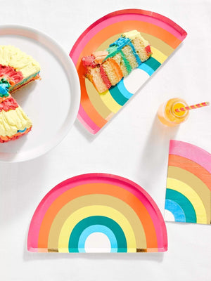 Rainbow Brights Shaped Paper Plates