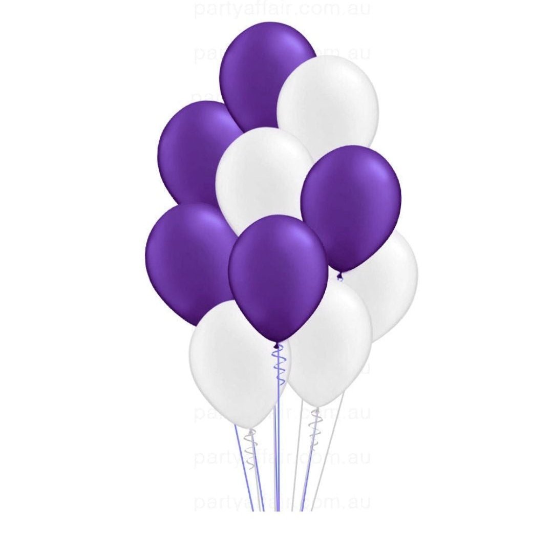 Fremantle Dockers Football Team Latex 10 Balloon Bouquet