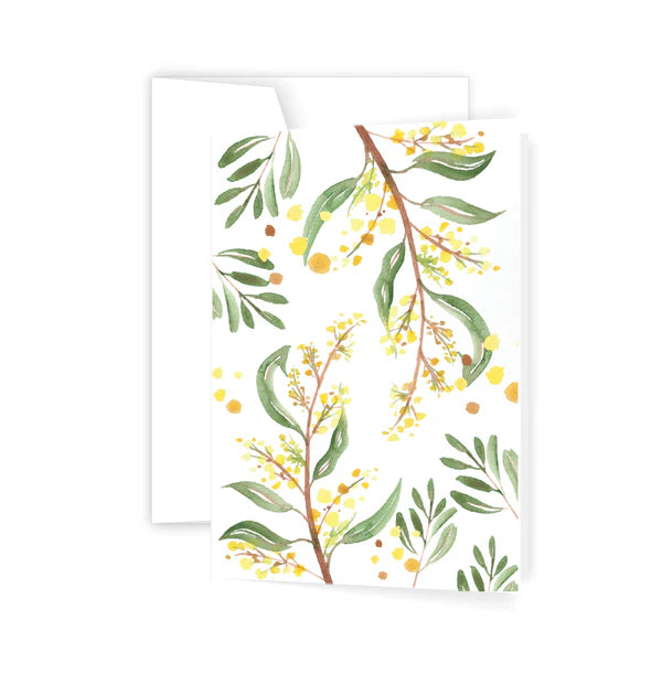 Wattle Greeting Card