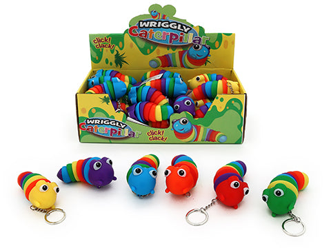 Wriggle Wiggle Caterpillar Key Chain