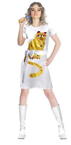 Frida Cat Dress  - Female Adult Costume