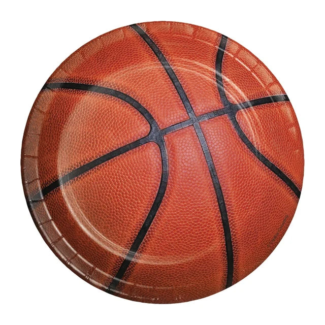 Basketball Fanatic Small Paper Plates