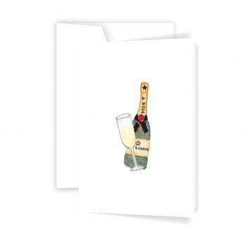 Champers Greeting Card