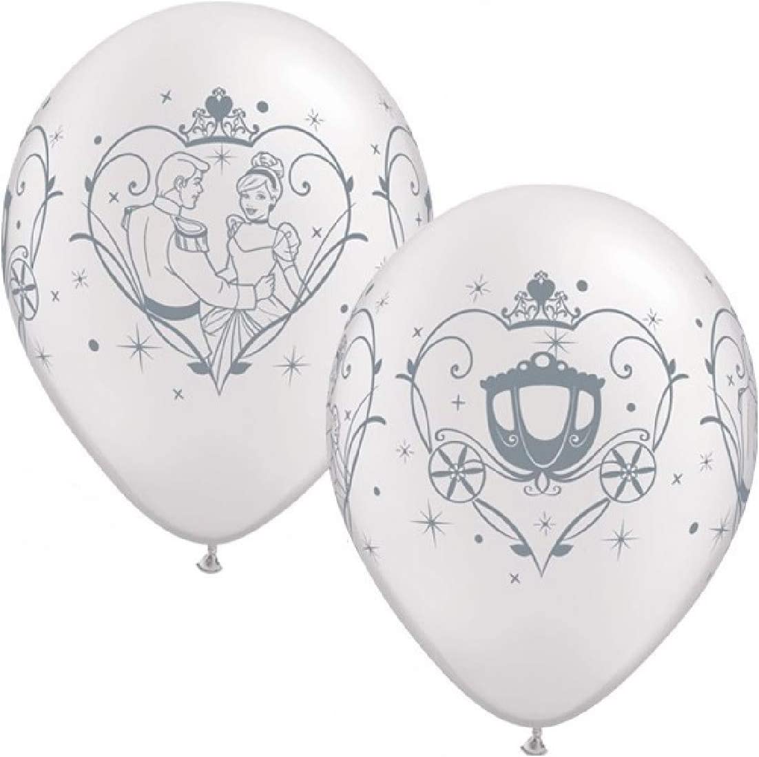 Cinderella & Prince Charming Print Latex Balloon