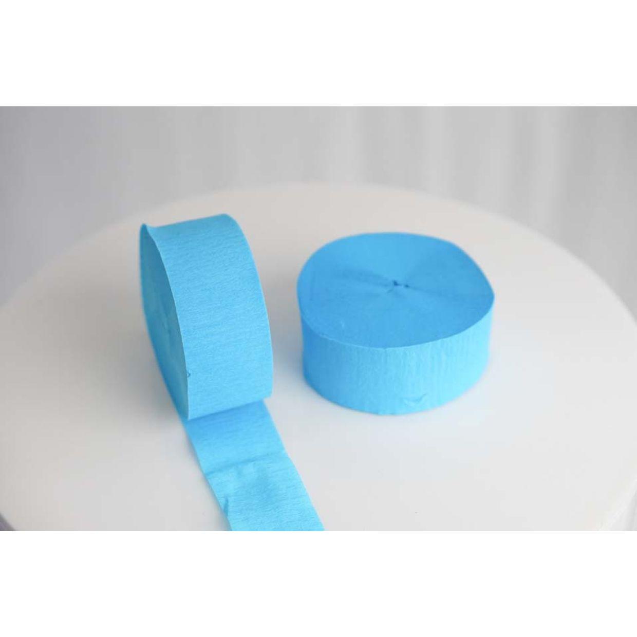 Aqua Crepe Paper Streamer - Party Affair